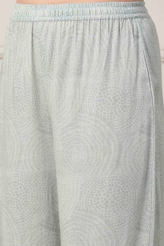 Pastel Floral Printed Kurta Set
